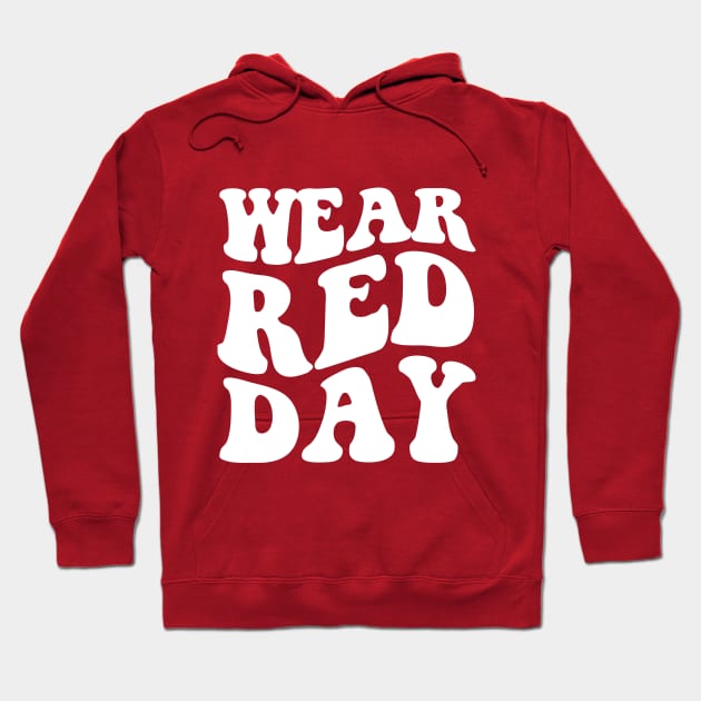 National Wear Red Day - heart disease awareness Hoodie by savage land 